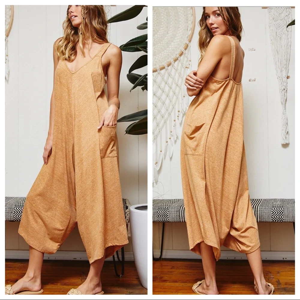 ✨LAST ONE✨Most Fabulous Easy To Wear Sleeveless Harem Jumpsuit - Picture 4 of 4